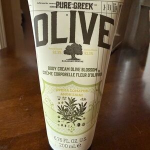 KORRES, Pure Greek Olive Blossom Body Cream, 6.76 oz, NWOT